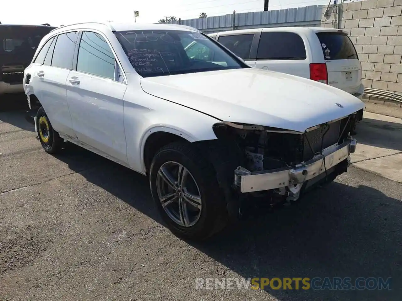 1 Photograph of a damaged car W1N0G8DB6MV323847 MERCEDES-BENZ GLC-CLASS 2021