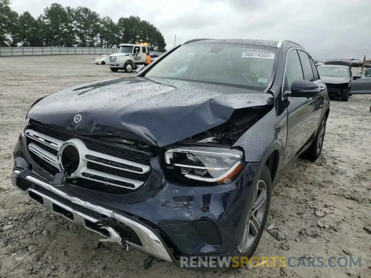 2 Photograph of a damaged car W1N0G8DB7MG013758 MERCEDES-BENZ GLC-CLASS 2021