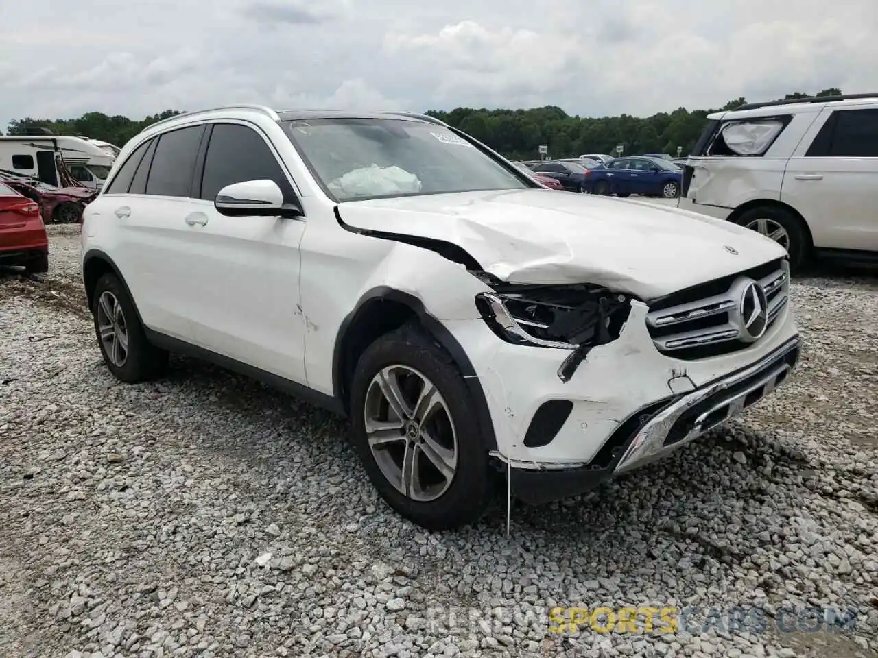 1 Photograph of a damaged car W1N0G8DB7MV282158 MERCEDES-BENZ GLC-CLASS 2021