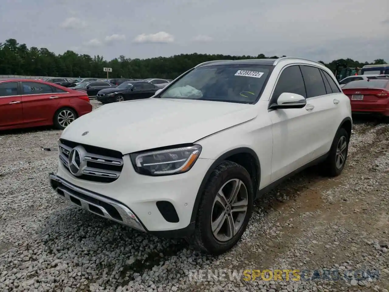 2 Photograph of a damaged car W1N0G8DB7MV282158 MERCEDES-BENZ GLC-CLASS 2021