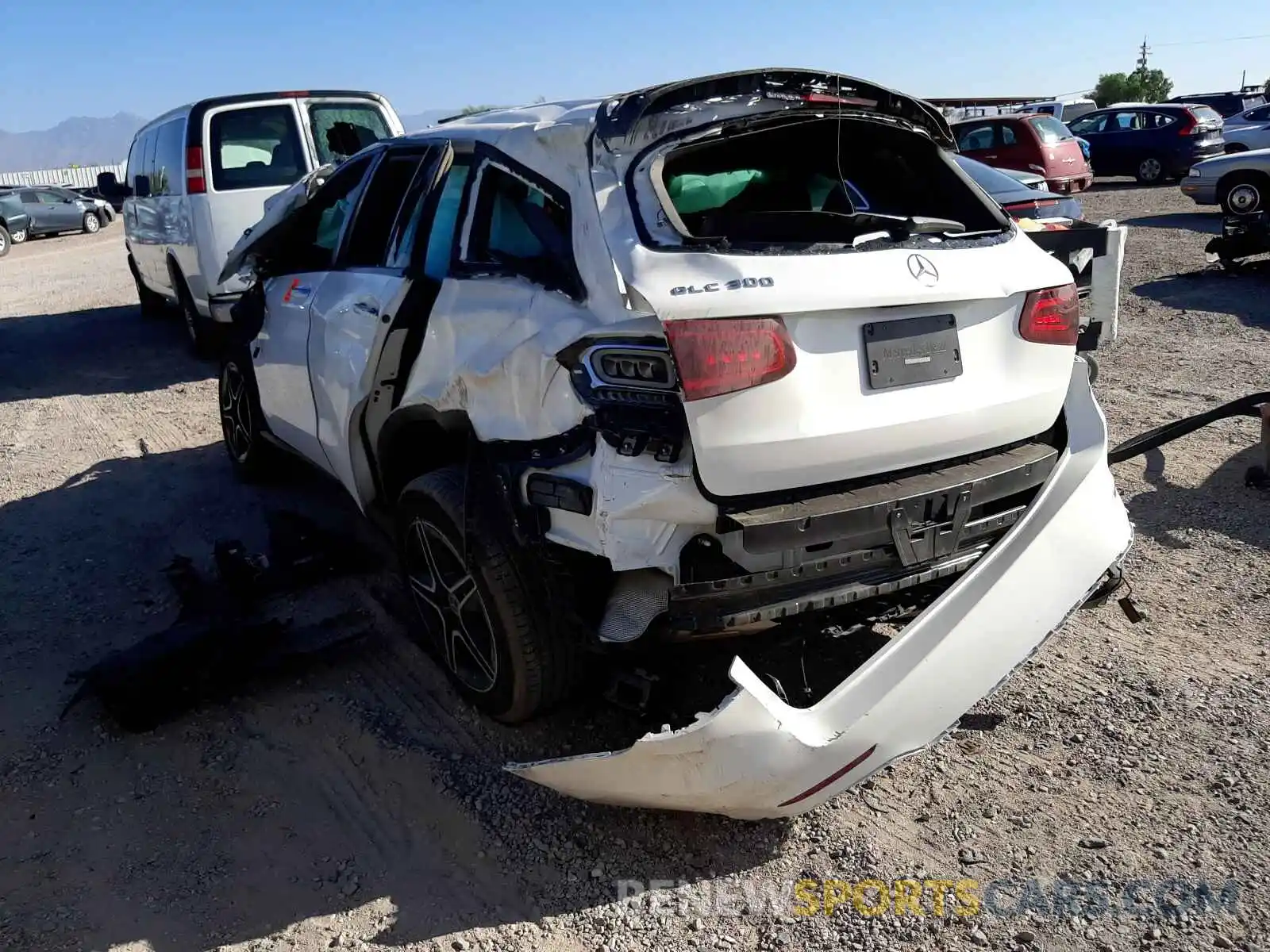 3 Photograph of a damaged car W1N0G8DB8MV269371 MERCEDES-BENZ GLC-CLASS 2021