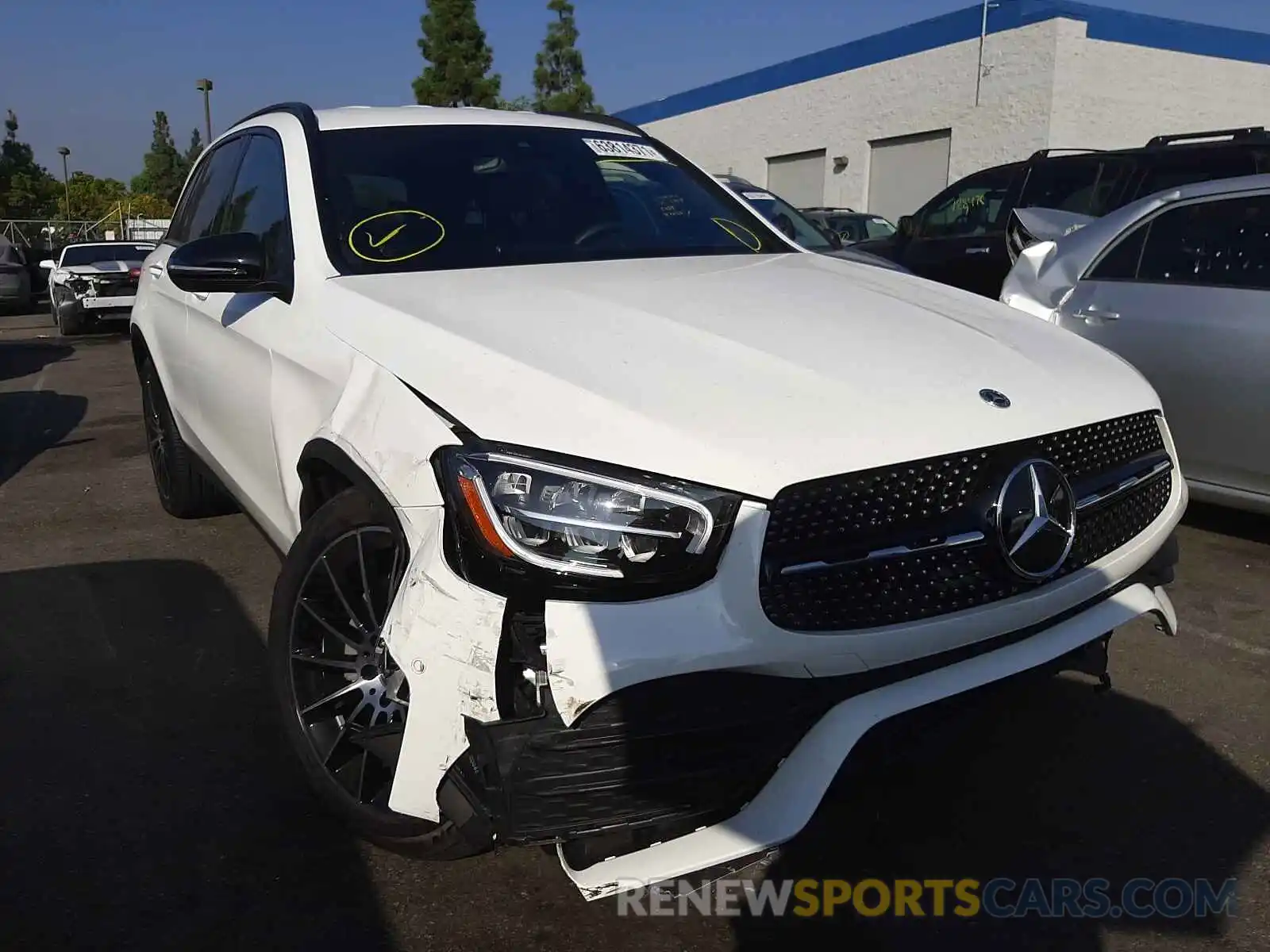 1 Photograph of a damaged car W1N0G8DB8MV318424 MERCEDES-BENZ GLC-CLASS 2021