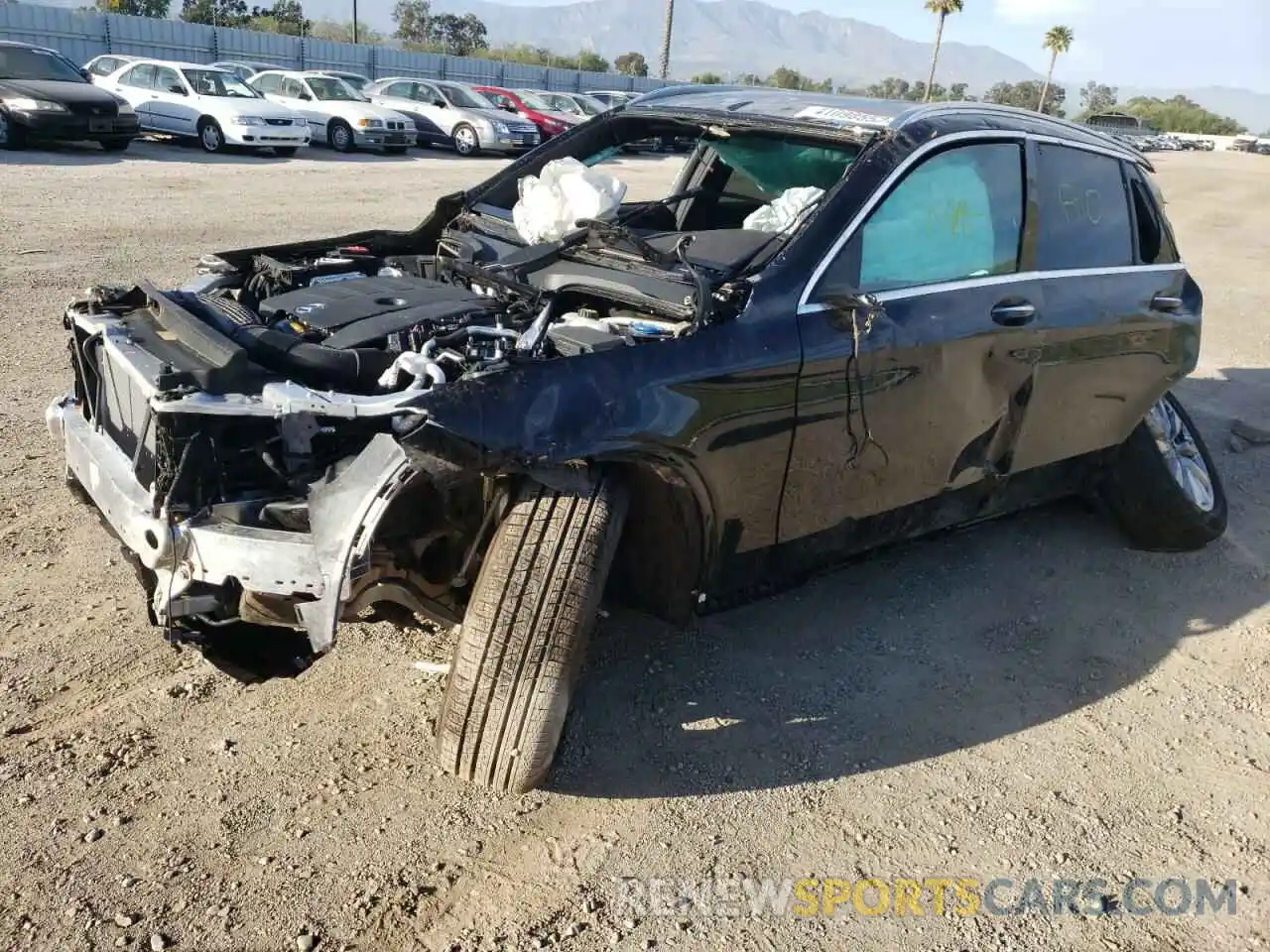 2 Photograph of a damaged car W1N0G8DB8MV324448 MERCEDES-BENZ GLC-CLASS 2021