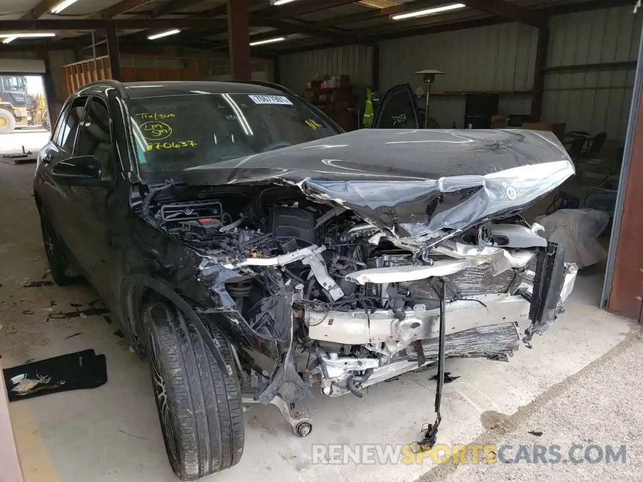 1 Photograph of a damaged car W1N0G8DB9MF870637 MERCEDES-BENZ GLC-CLASS 2021