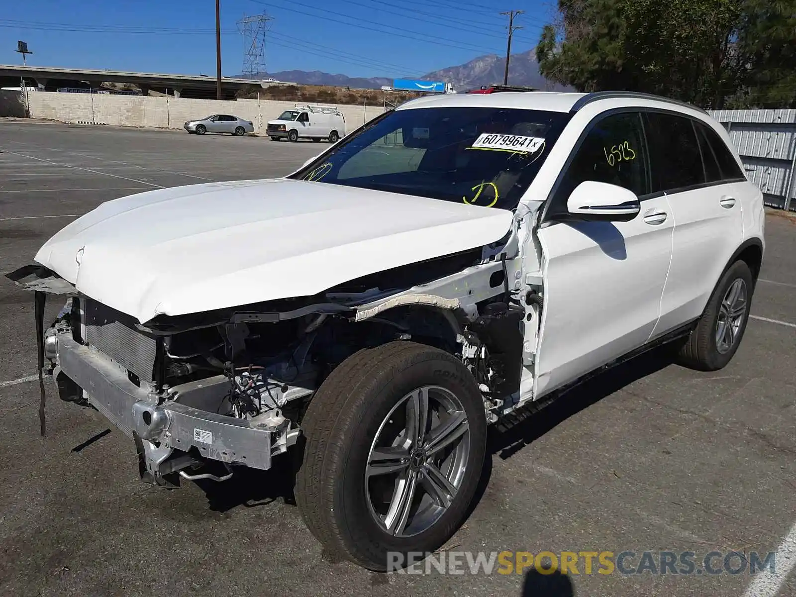 2 Photograph of a damaged car W1N0G8DB9MF871318 MERCEDES-BENZ GLC-CLASS 2021