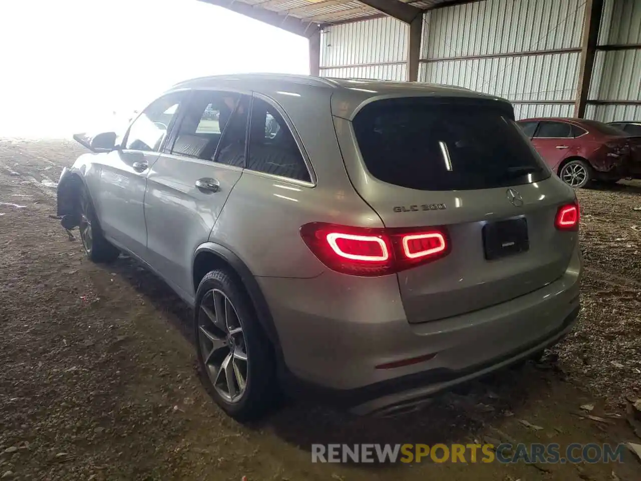 3 Photograph of a damaged car W1N0G8DB9MF942923 MERCEDES-BENZ GLC-CLASS 2021