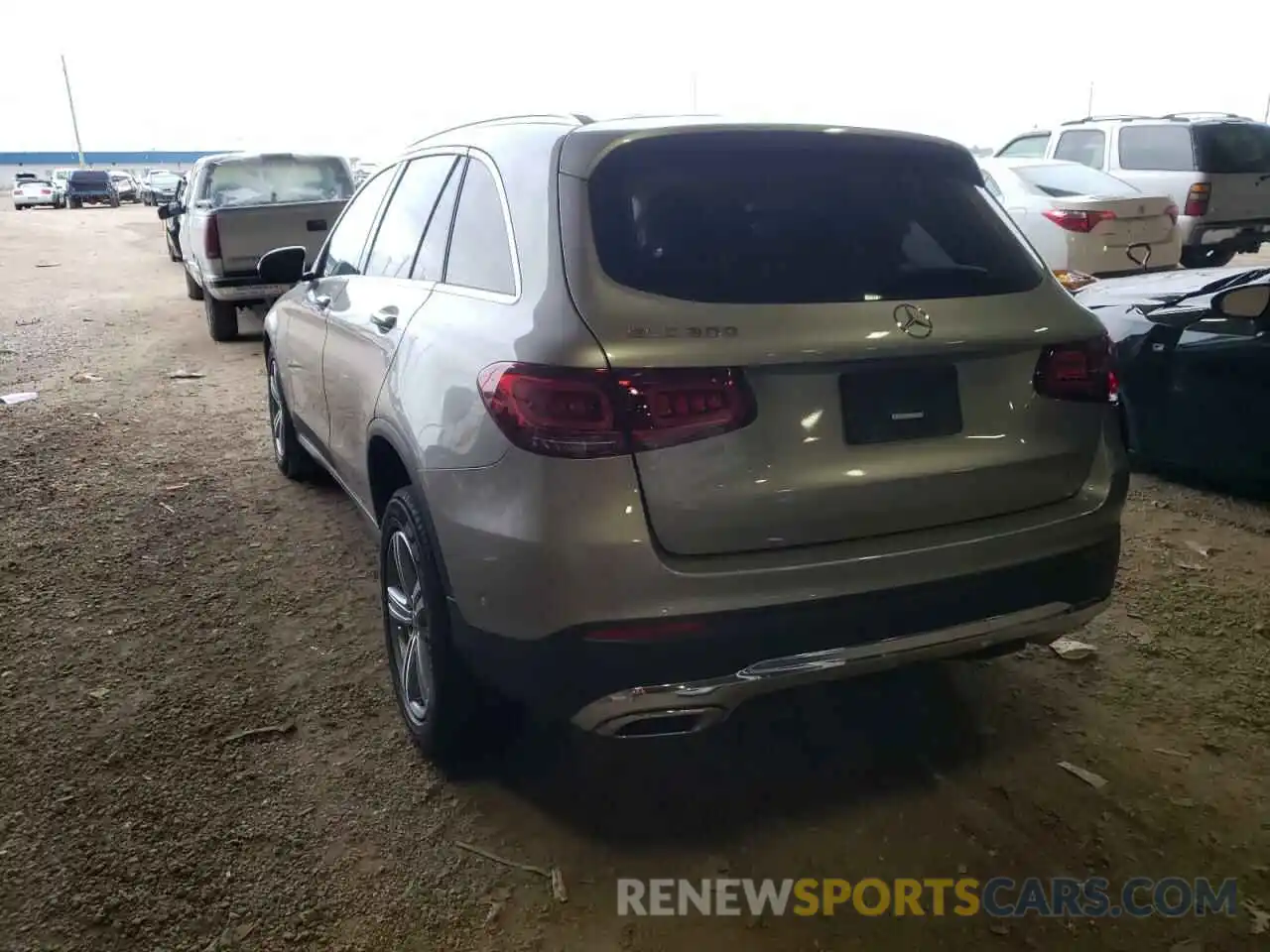 3 Photograph of a damaged car W1N0G8DB9MV264549 MERCEDES-BENZ GLC-CLASS 2021