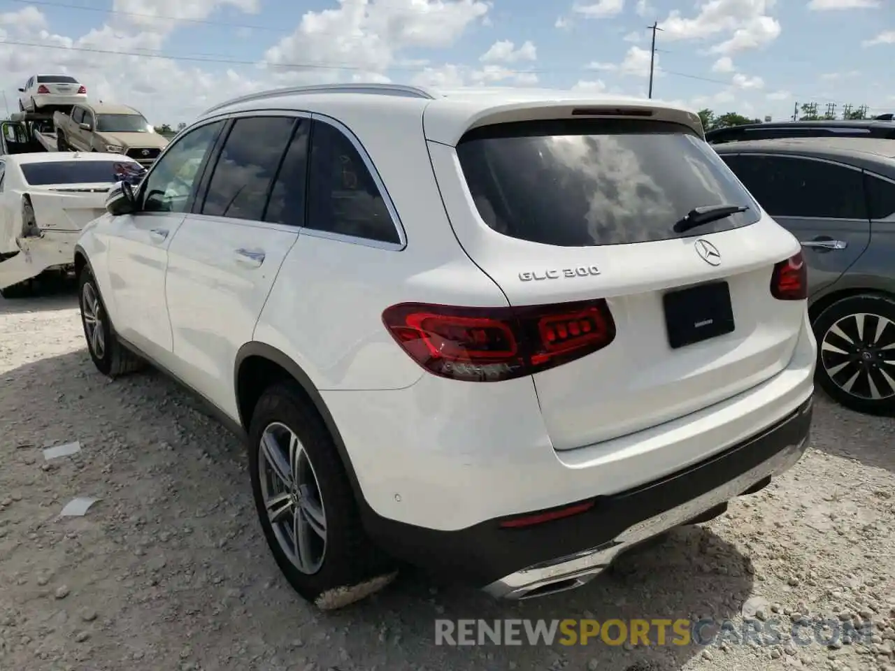 3 Photograph of a damaged car W1N0G8DB9MV268777 MERCEDES-BENZ GLC-CLASS 2021