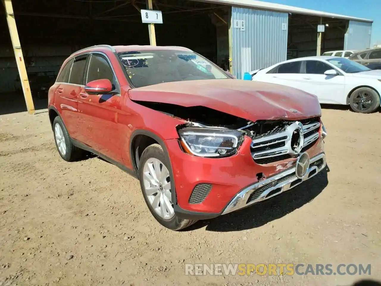 1 Photograph of a damaged car W1N0G8DBXMF894347 MERCEDES-BENZ GLC-CLASS 2021