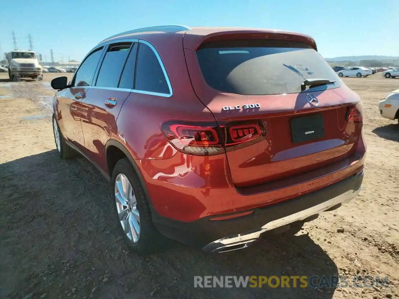 3 Photograph of a damaged car W1N0G8DBXMF894347 MERCEDES-BENZ GLC-CLASS 2021