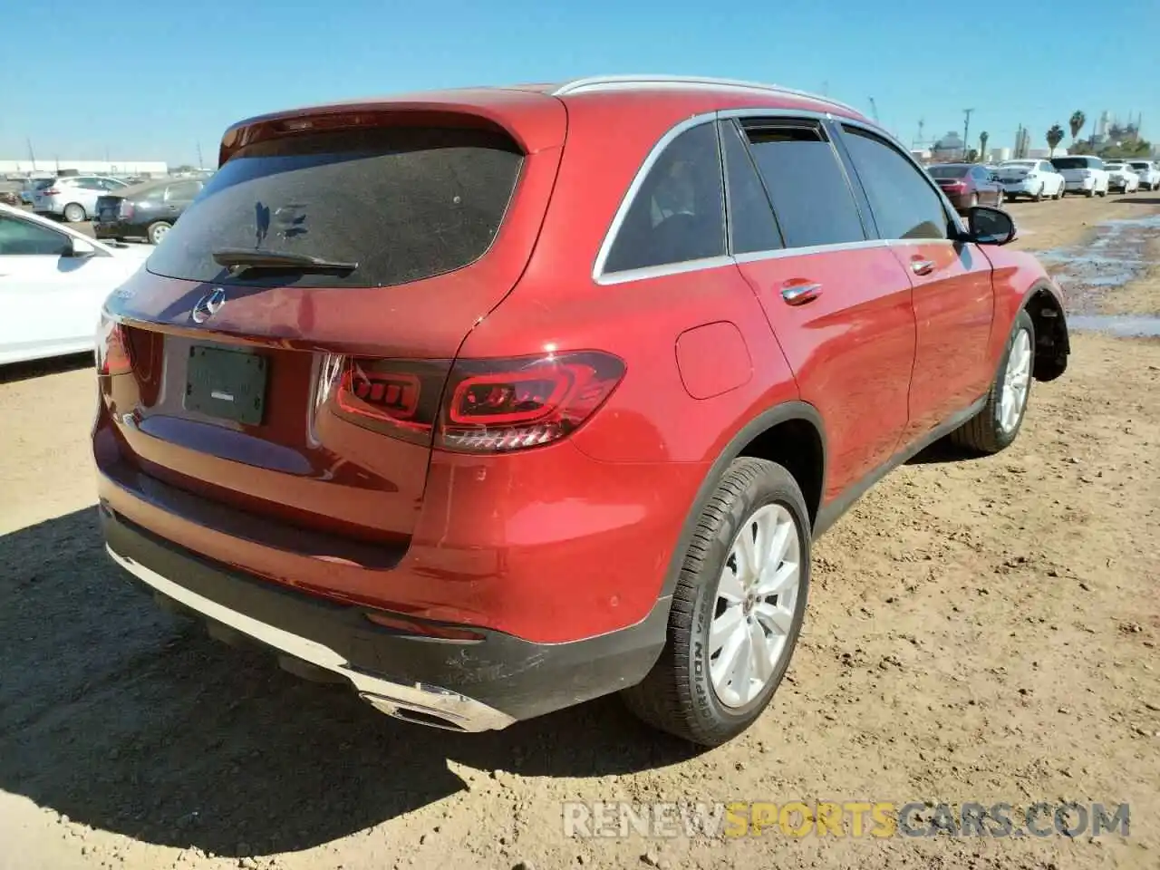 4 Фотография поврежденного автомобиля W1N0G8DBXMF894347 MERCEDES-BENZ GLC-CLASS 2021