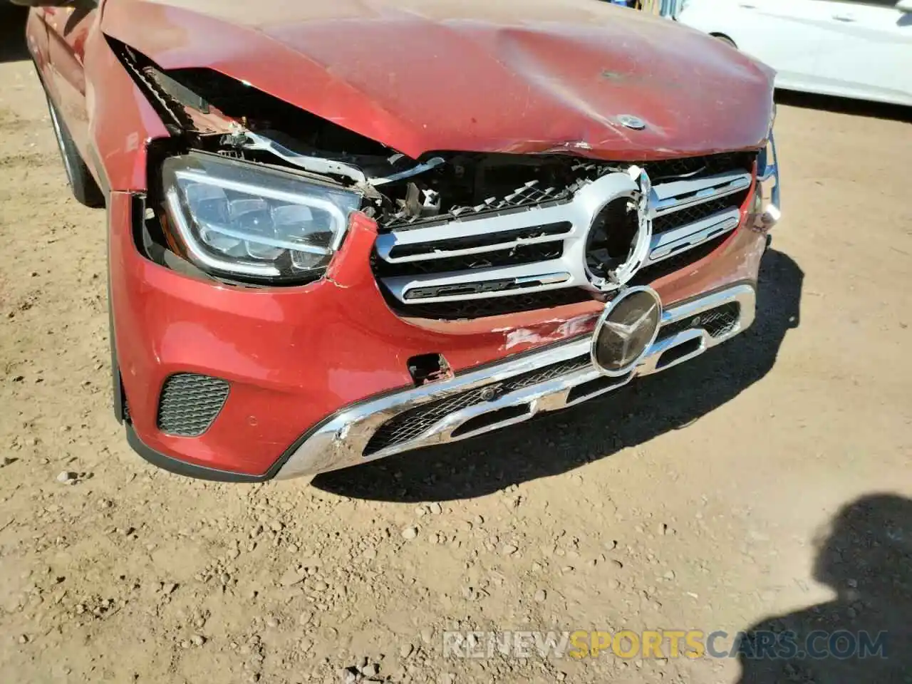 9 Photograph of a damaged car W1N0G8DBXMF894347 MERCEDES-BENZ GLC-CLASS 2021