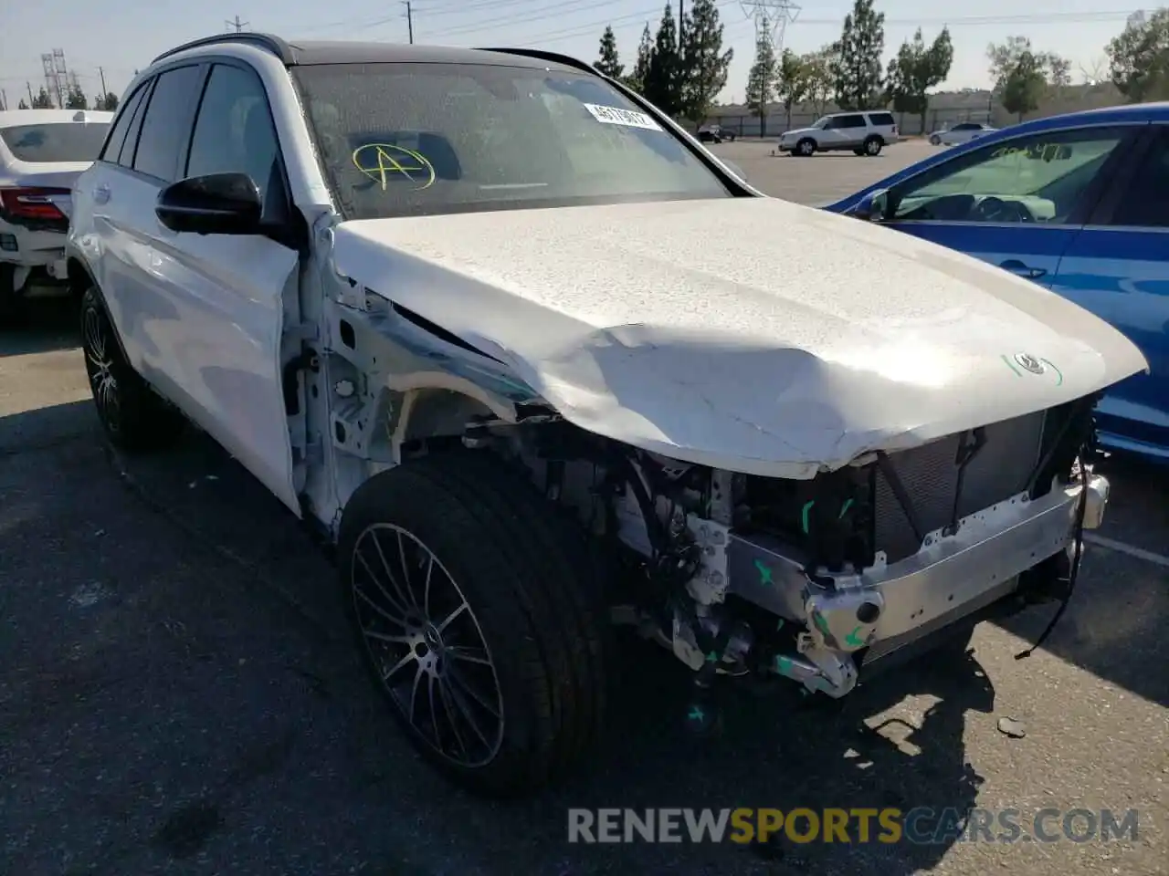 1 Photograph of a damaged car W1N0G8DBXMF995498 MERCEDES-BENZ GLC-CLASS 2021