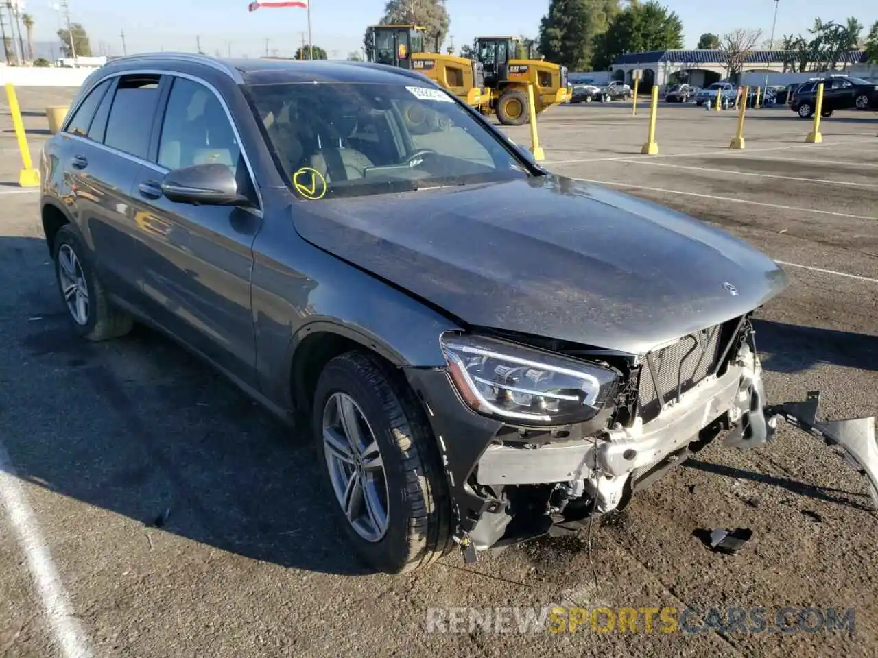 1 Photograph of a damaged car W1N0G8DBXMV263510 MERCEDES-BENZ GLC-CLASS 2021