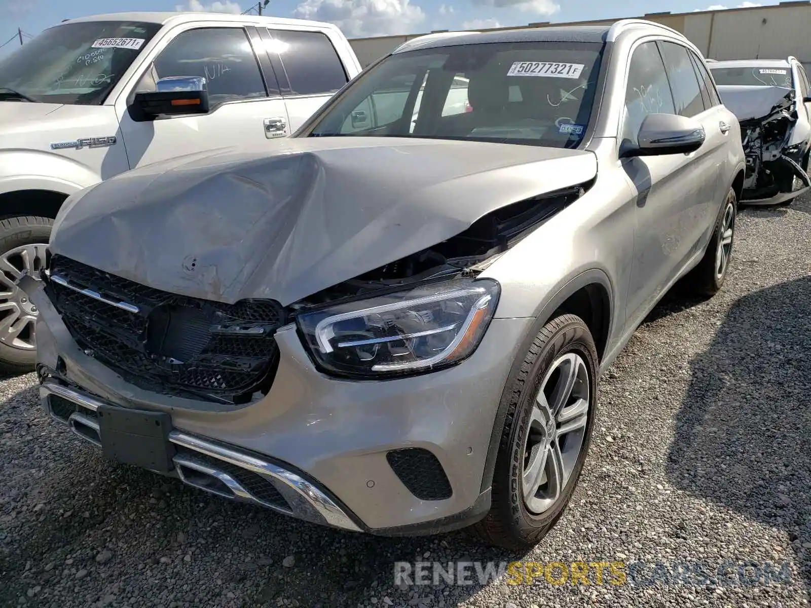 2 Photograph of a damaged car W1N0G8DBXMV283093 MERCEDES-BENZ GLC-CLASS 2021