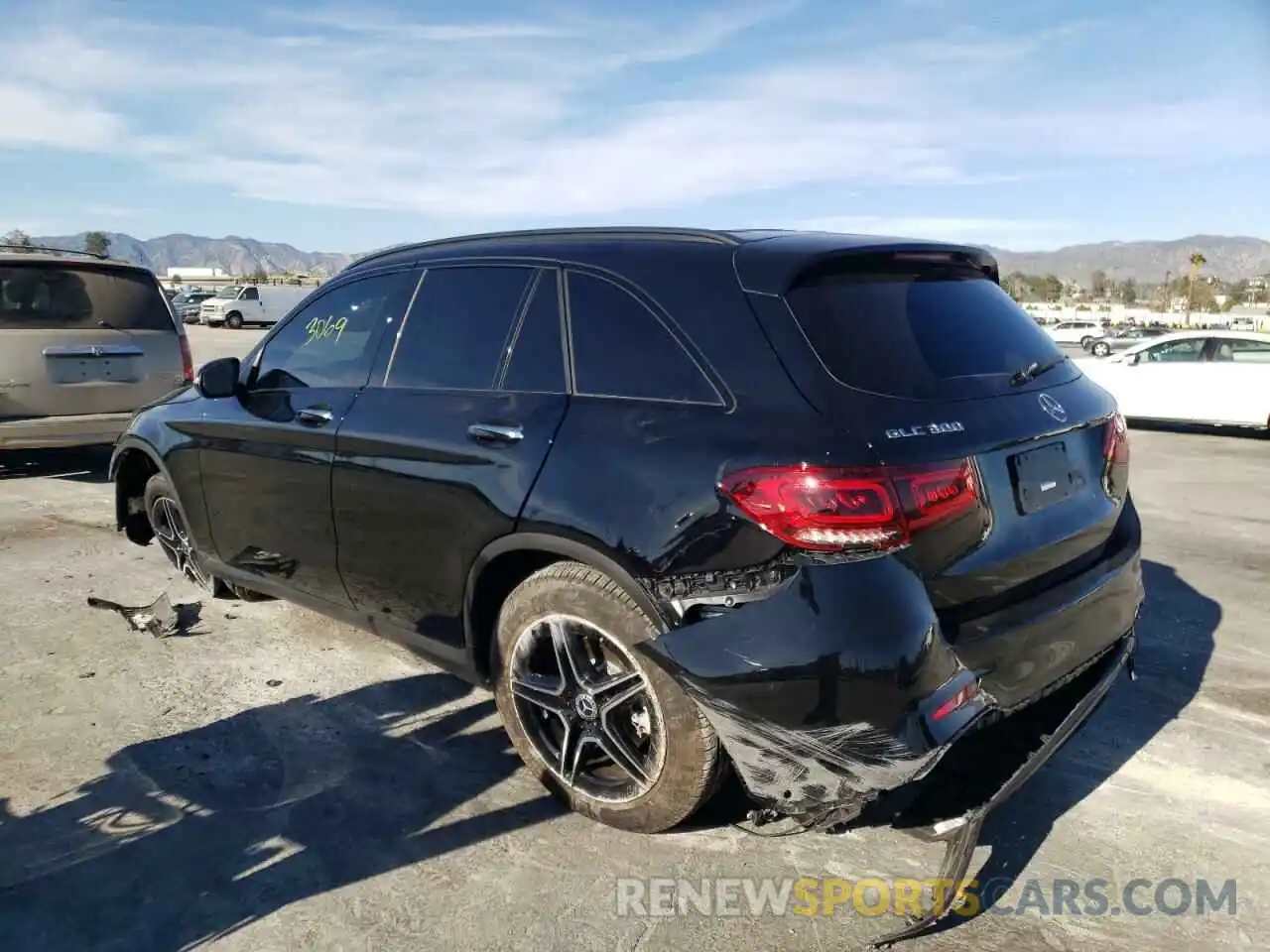 3 Photograph of a damaged car W1N0G8DBXMV307165 MERCEDES-BENZ GLC-CLASS 2021