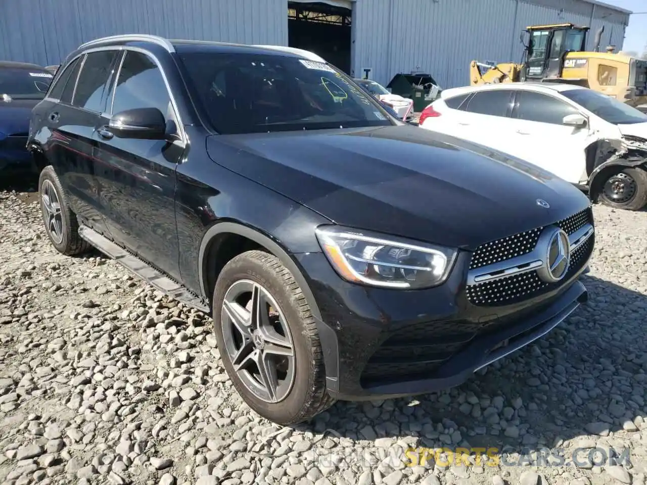 1 Photograph of a damaged car W1N0G8EB0MF879239 MERCEDES-BENZ GLC-CLASS 2021