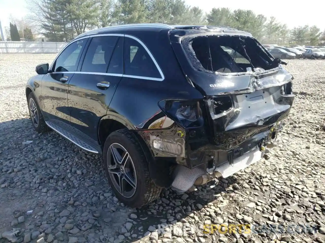 3 Photograph of a damaged car W1N0G8EB0MF879239 MERCEDES-BENZ GLC-CLASS 2021