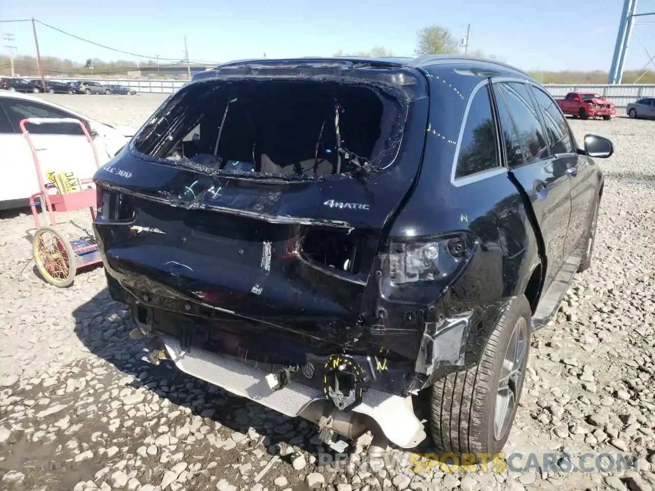 9 Photograph of a damaged car W1N0G8EB0MF879239 MERCEDES-BENZ GLC-CLASS 2021