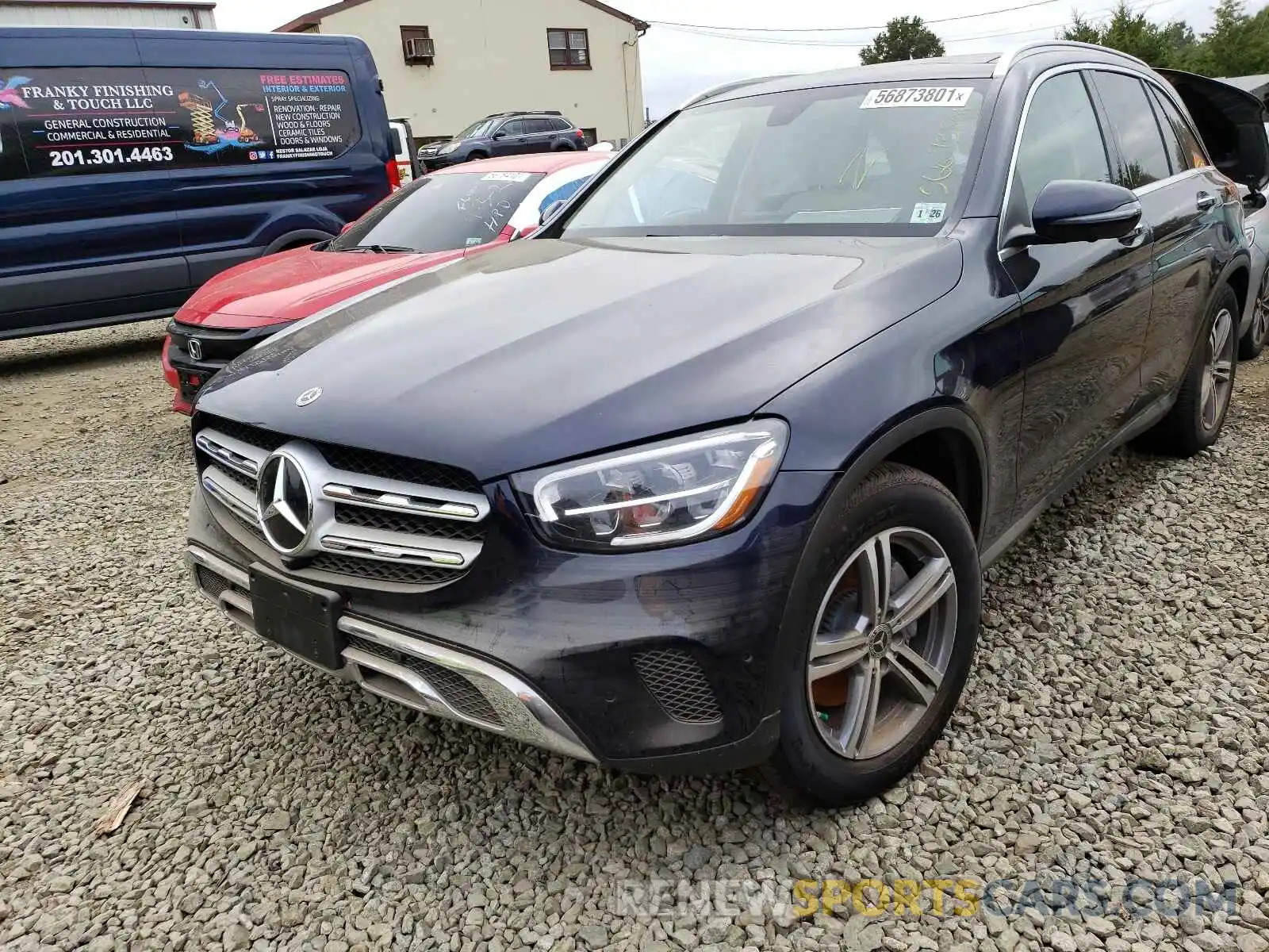 2 Photograph of a damaged car W1N0G8EB0MF891715 MERCEDES-BENZ GLC-CLASS 2021