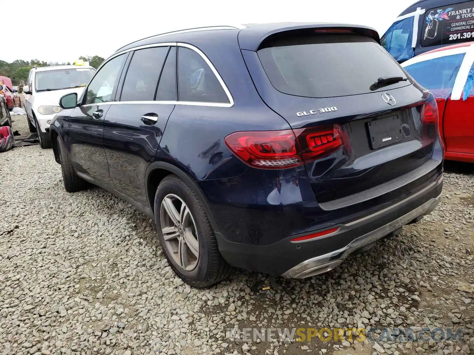 3 Photograph of a damaged car W1N0G8EB0MF891715 MERCEDES-BENZ GLC-CLASS 2021