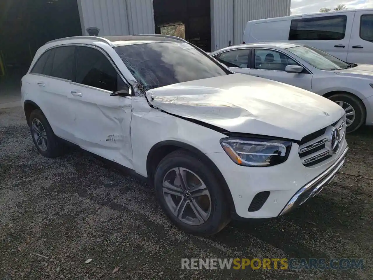 1 Photograph of a damaged car W1N0G8EB0MF899037 MERCEDES-BENZ GLC-CLASS 2021