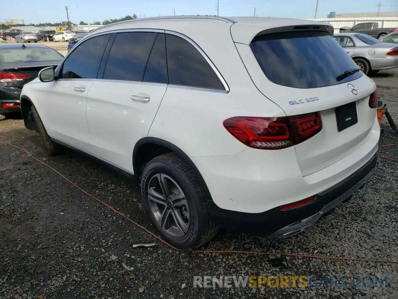 3 Photograph of a damaged car W1N0G8EB0MF899037 MERCEDES-BENZ GLC-CLASS 2021