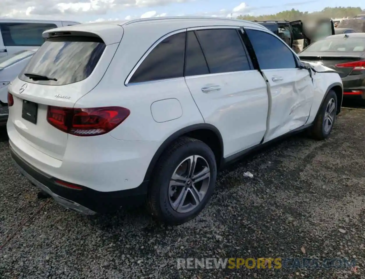 4 Photograph of a damaged car W1N0G8EB0MF899037 MERCEDES-BENZ GLC-CLASS 2021