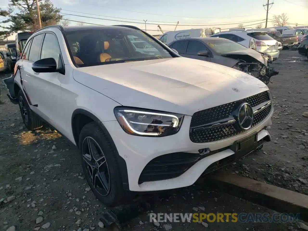 1 Photograph of a damaged car W1N0G8EB0MF967742 MERCEDES-BENZ GLC-CLASS 2021