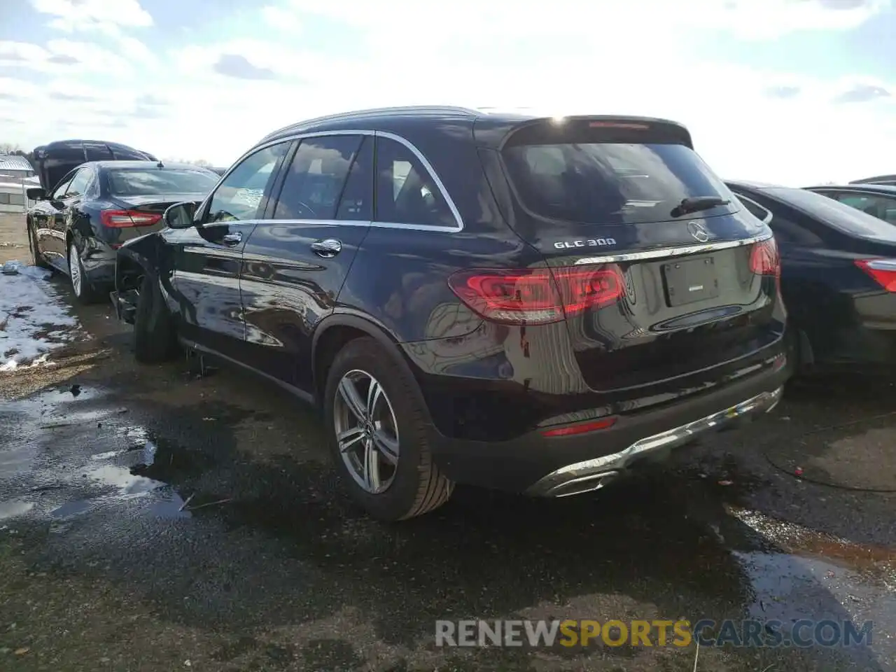 3 Photograph of a damaged car W1N0G8EB0MV272361 MERCEDES-BENZ GLC-CLASS 2021