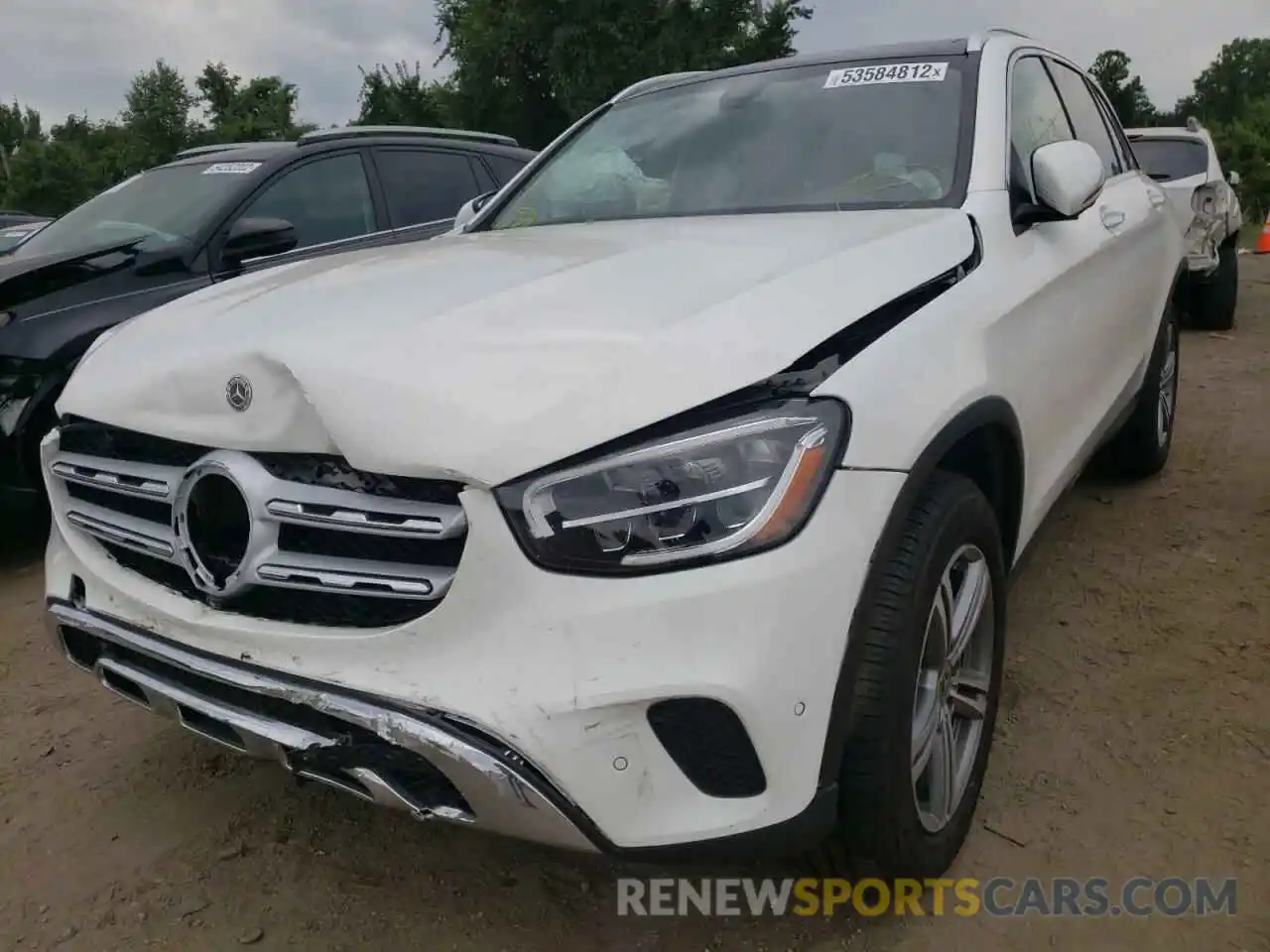 2 Photograph of a damaged car W1N0G8EB0MV278452 MERCEDES-BENZ GLC-CLASS 2021