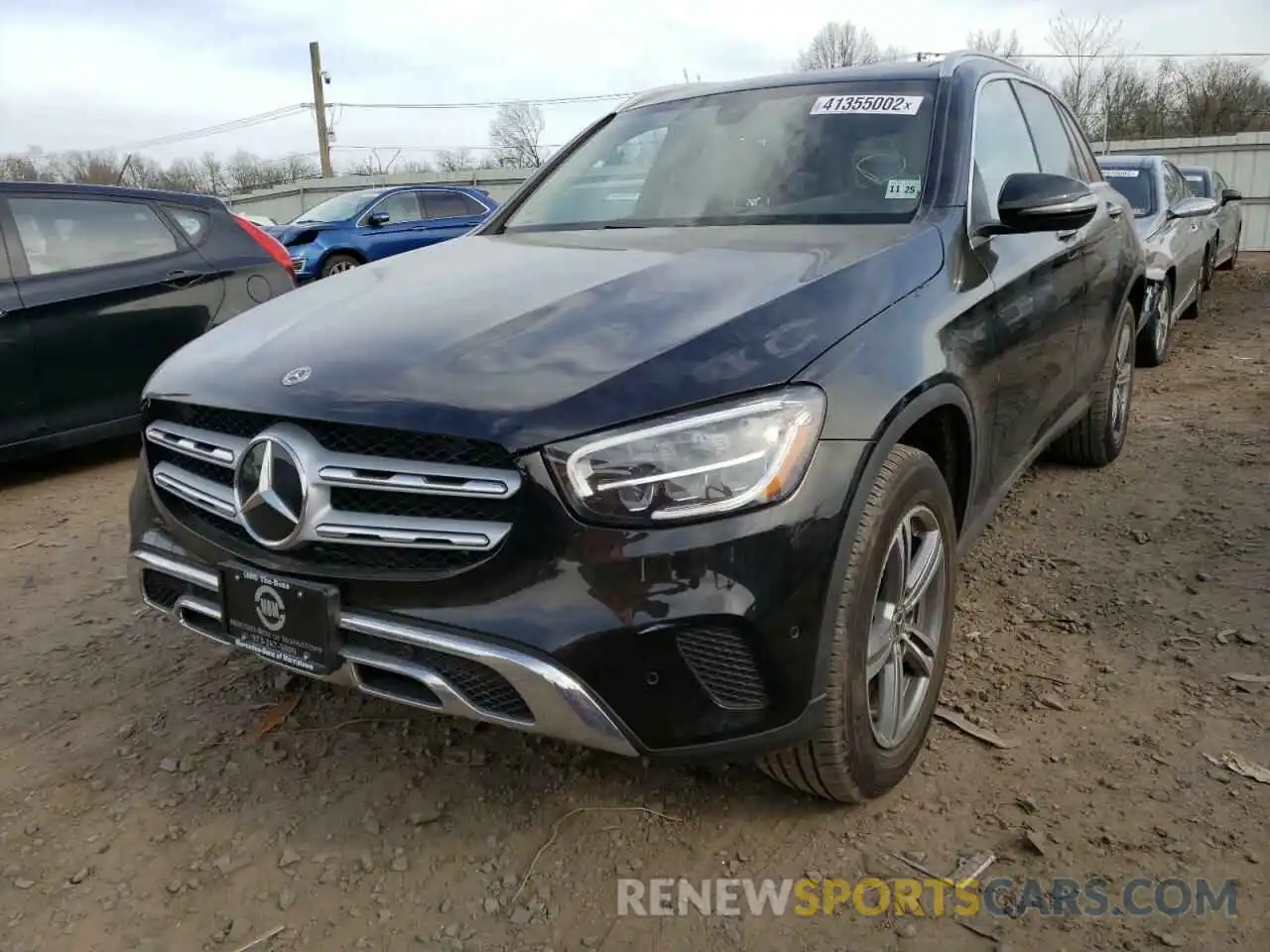 2 Photograph of a damaged car W1N0G8EB1MF869268 MERCEDES-BENZ GLC-CLASS 2021