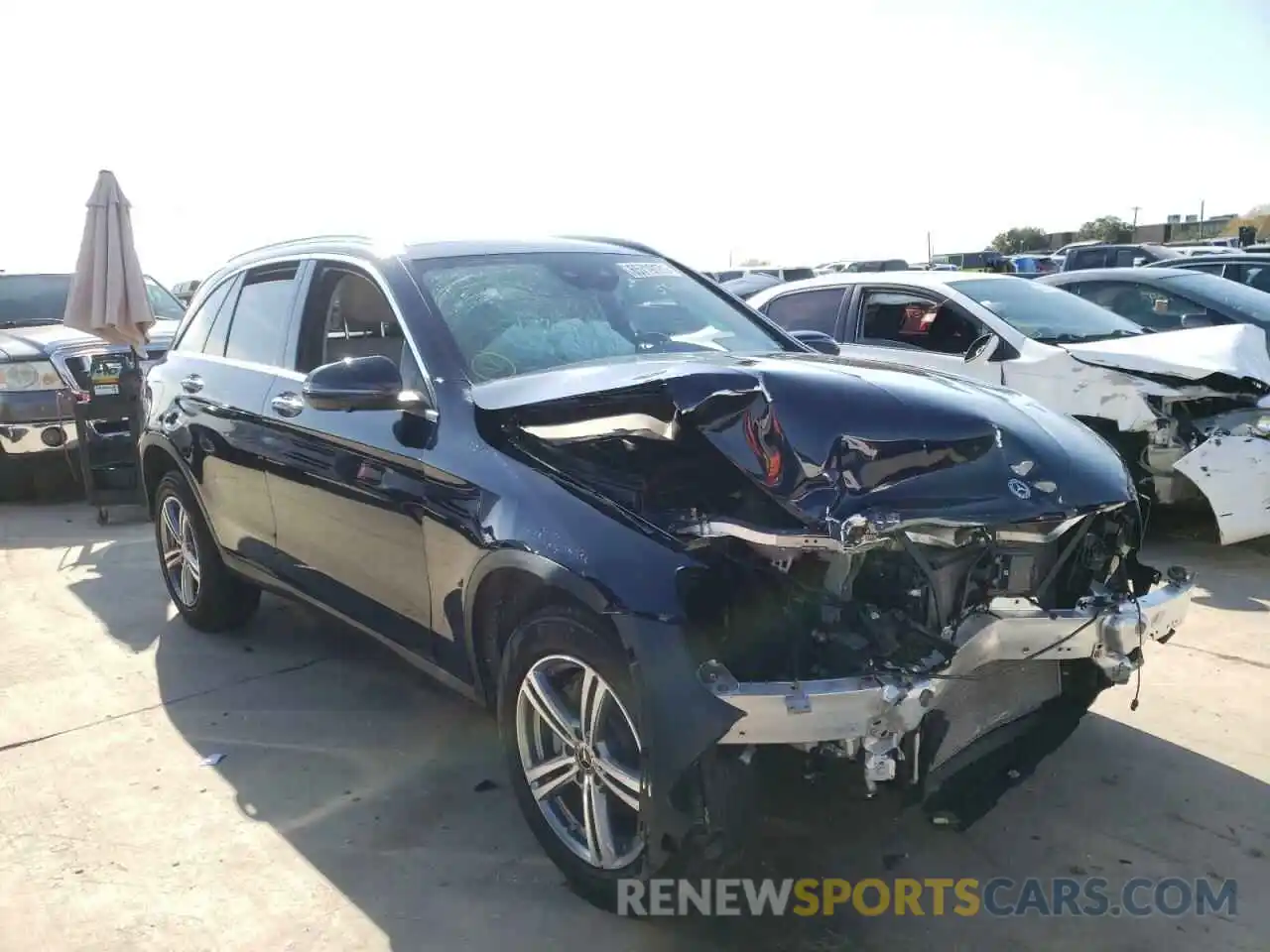 1 Photograph of a damaged car W1N0G8EB1MF893909 MERCEDES-BENZ GLC-CLASS 2021