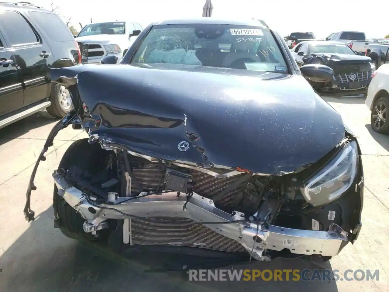 9 Photograph of a damaged car W1N0G8EB1MF893909 MERCEDES-BENZ GLC-CLASS 2021