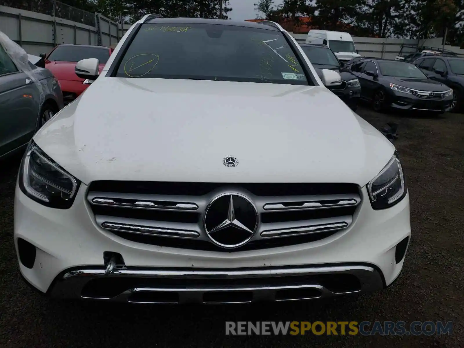 9 Photograph of a damaged car W1N0G8EB1MF914032 MERCEDES-BENZ GLC-CLASS 2021