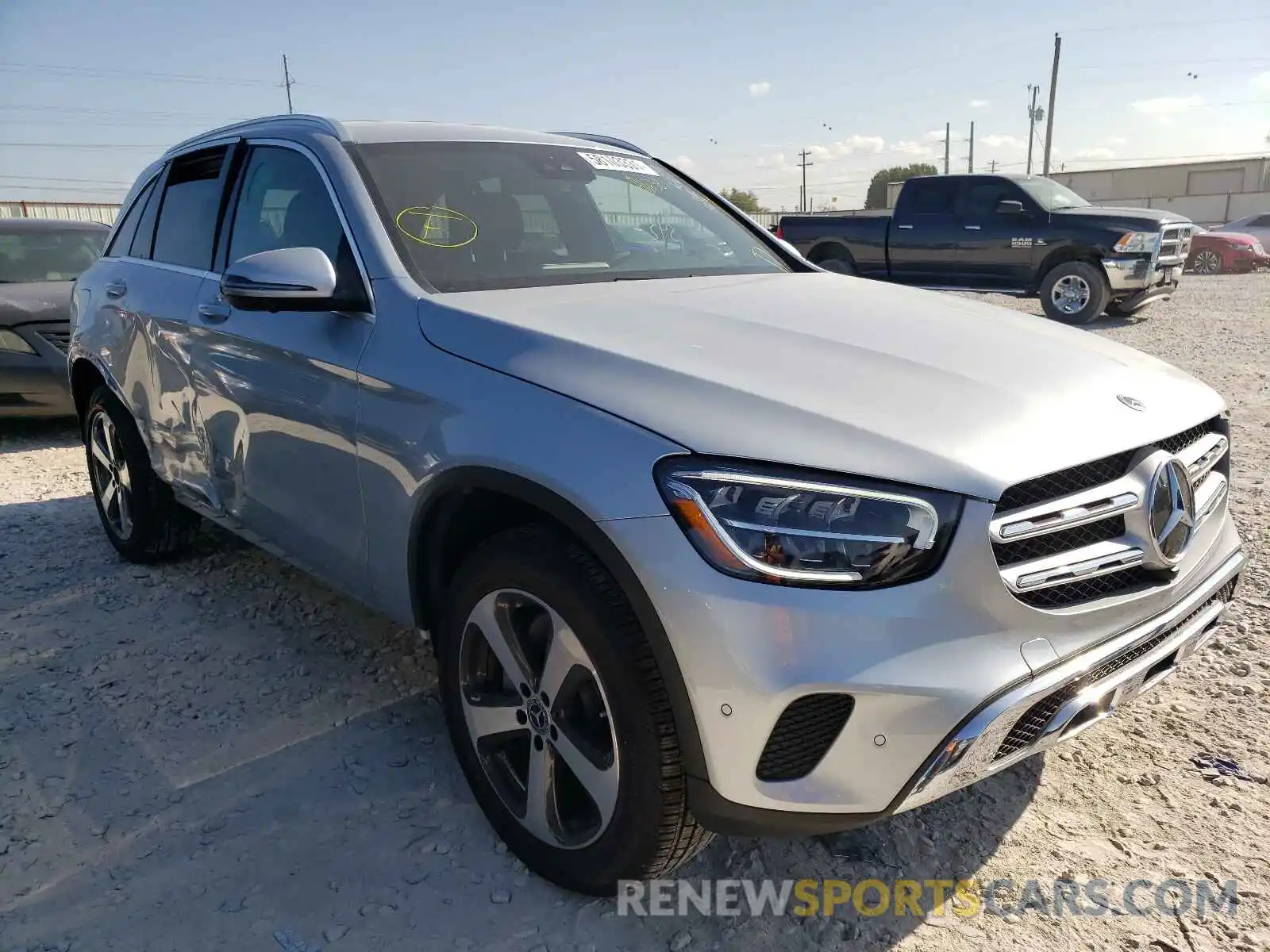 1 Photograph of a damaged car W1N0G8EB1MF966387 MERCEDES-BENZ GLC-CLASS 2021