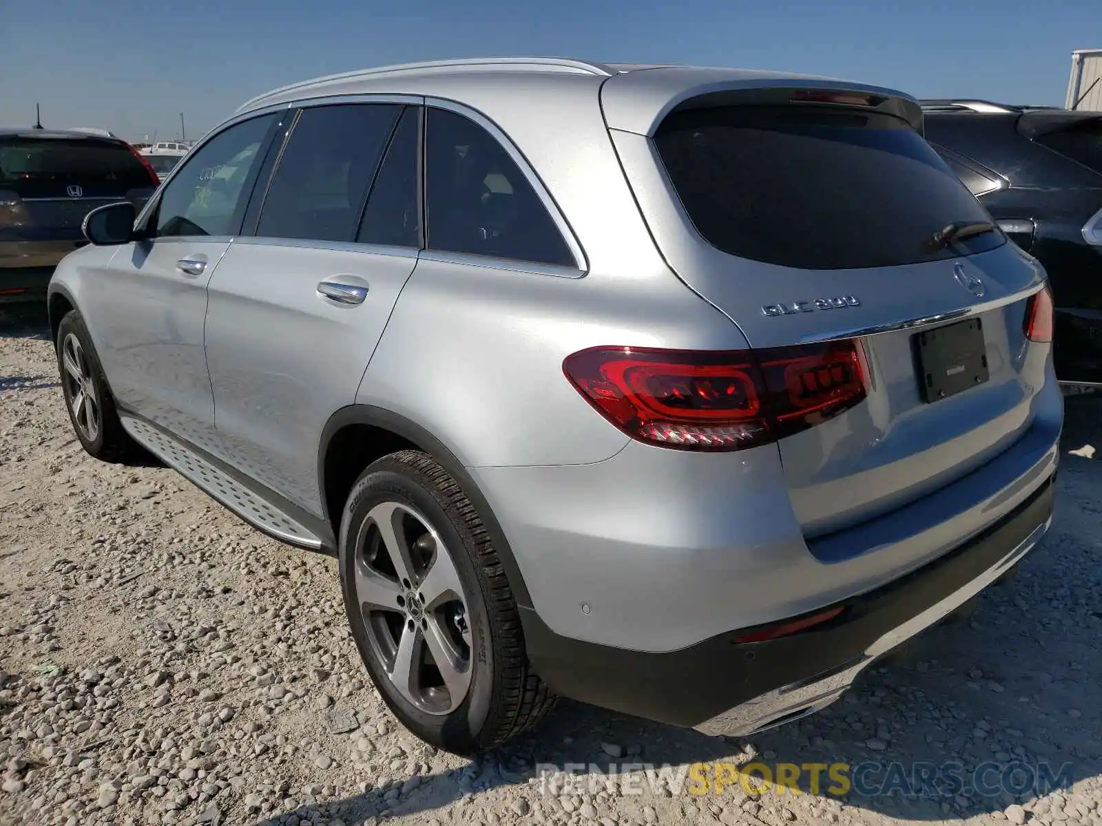 3 Photograph of a damaged car W1N0G8EB1MF966387 MERCEDES-BENZ GLC-CLASS 2021