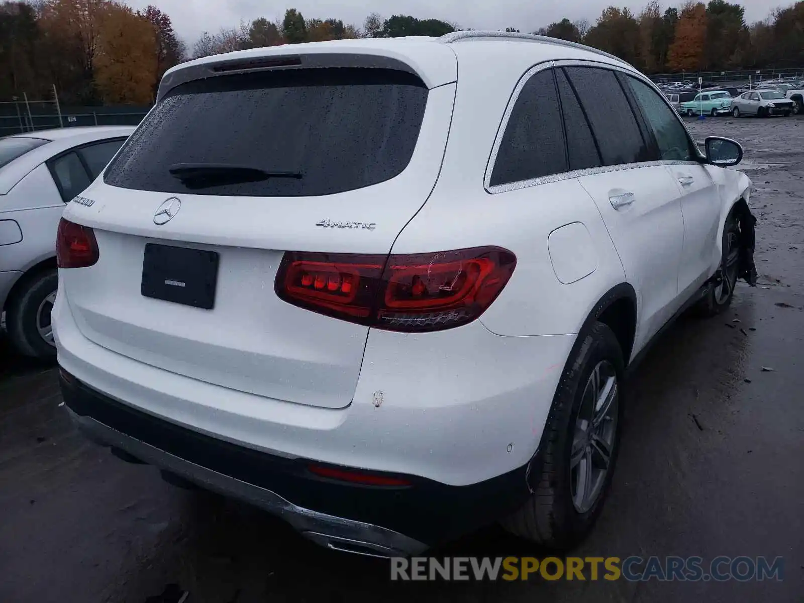 4 Photograph of a damaged car W1N0G8EB1MV290786 MERCEDES-BENZ GLC-CLASS 2021