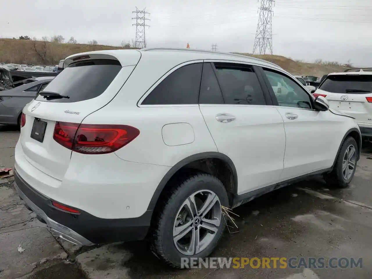 3 Photograph of a damaged car W1N0G8EB2MF874625 MERCEDES-BENZ GLC-CLASS 2021