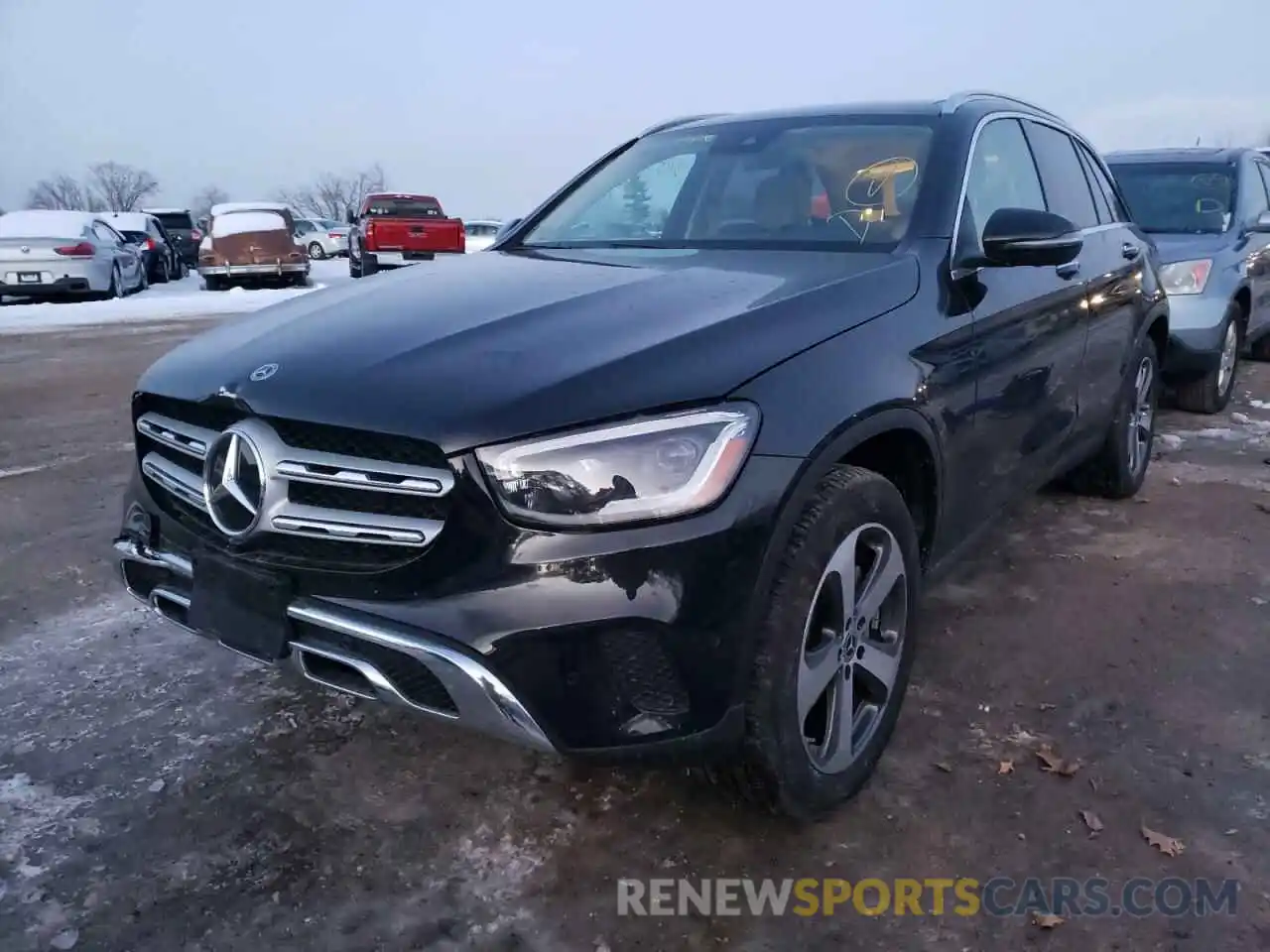 2 Photograph of a damaged car W1N0G8EB2MF885513 MERCEDES-BENZ GLC-CLASS 2021