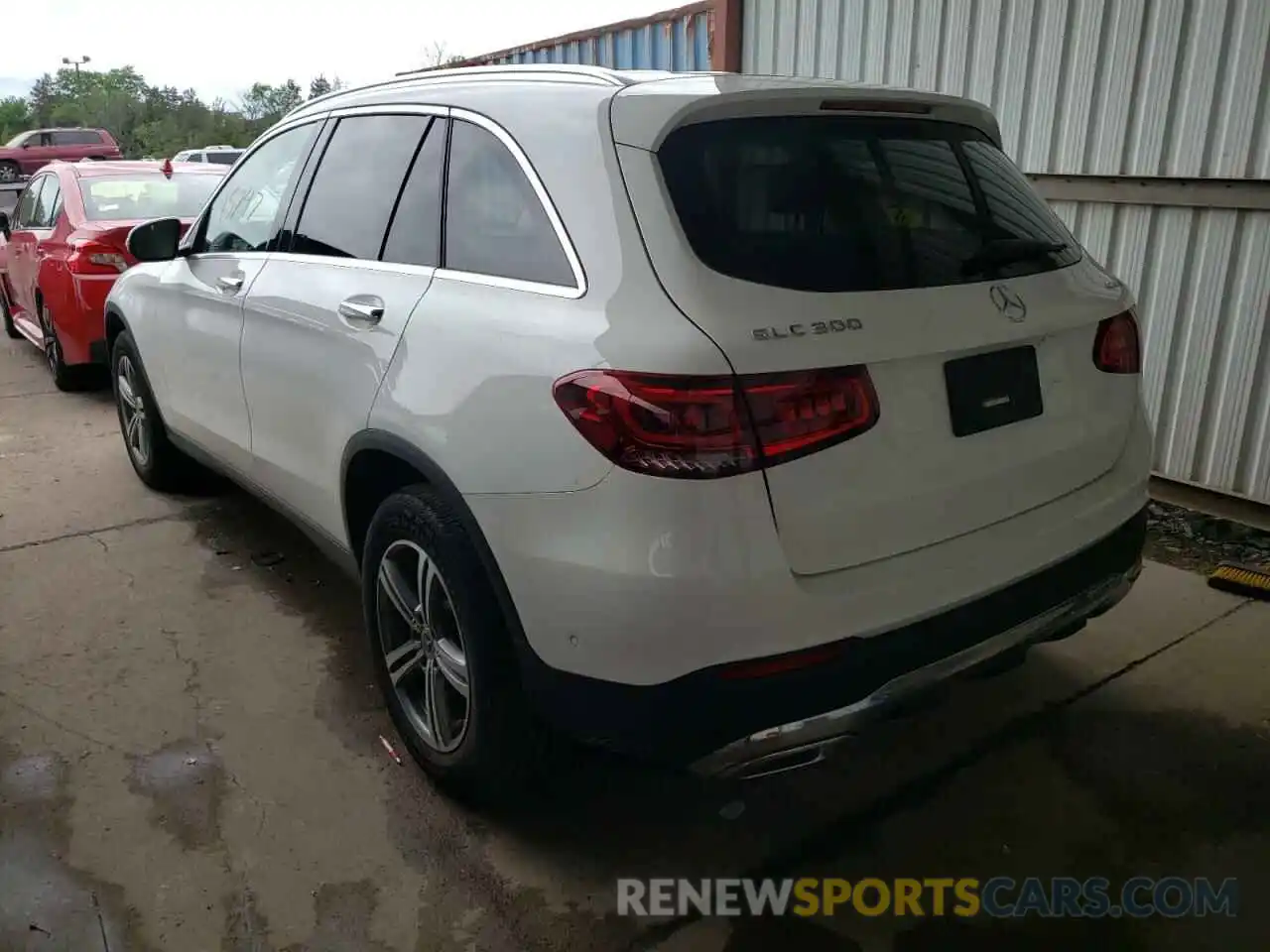 3 Photograph of a damaged car W1N0G8EB2MF886709 MERCEDES-BENZ GLC-CLASS 2021