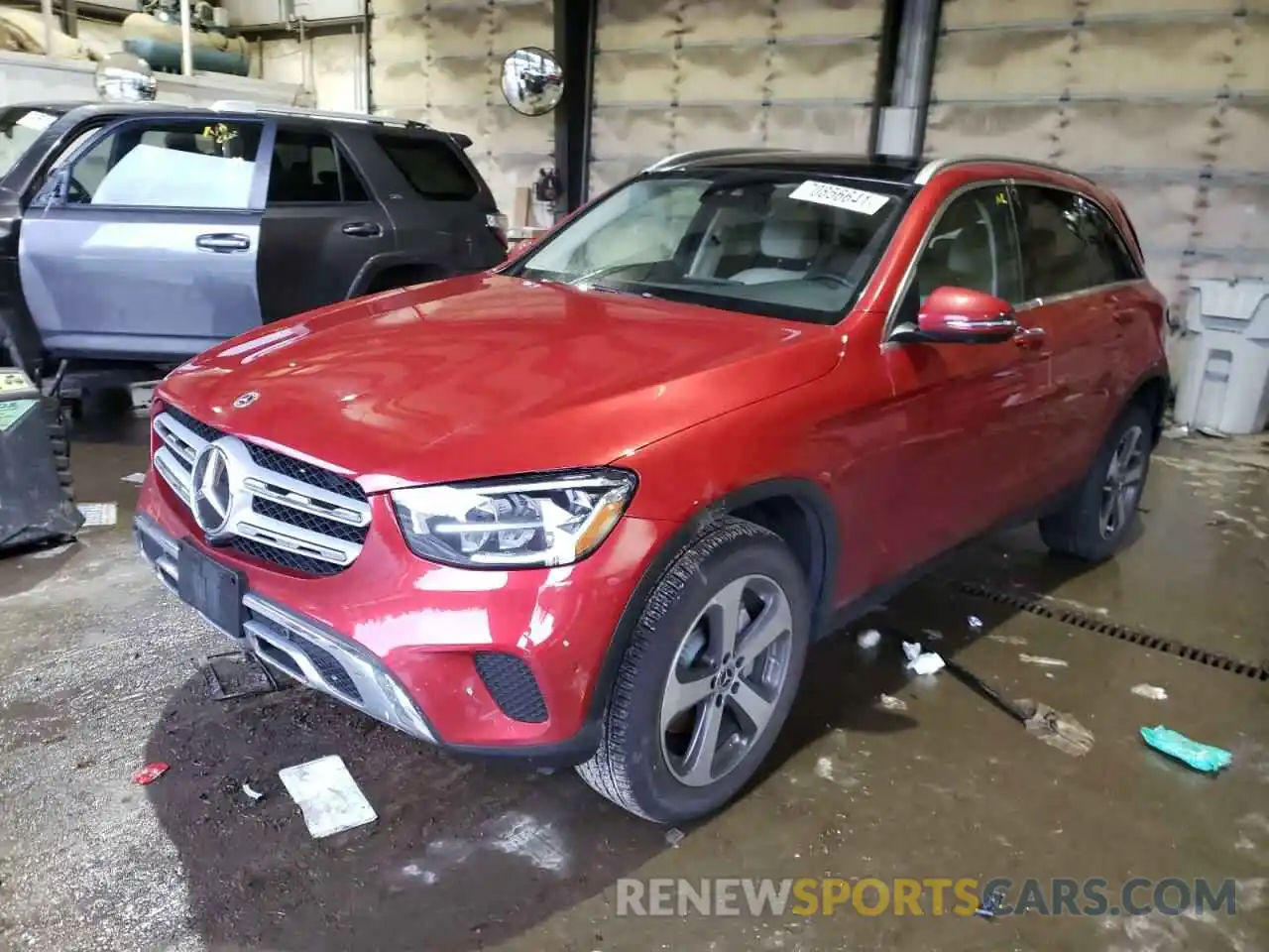 2 Photograph of a damaged car W1N0G8EB2MF918753 MERCEDES-BENZ GLC-CLASS 2021