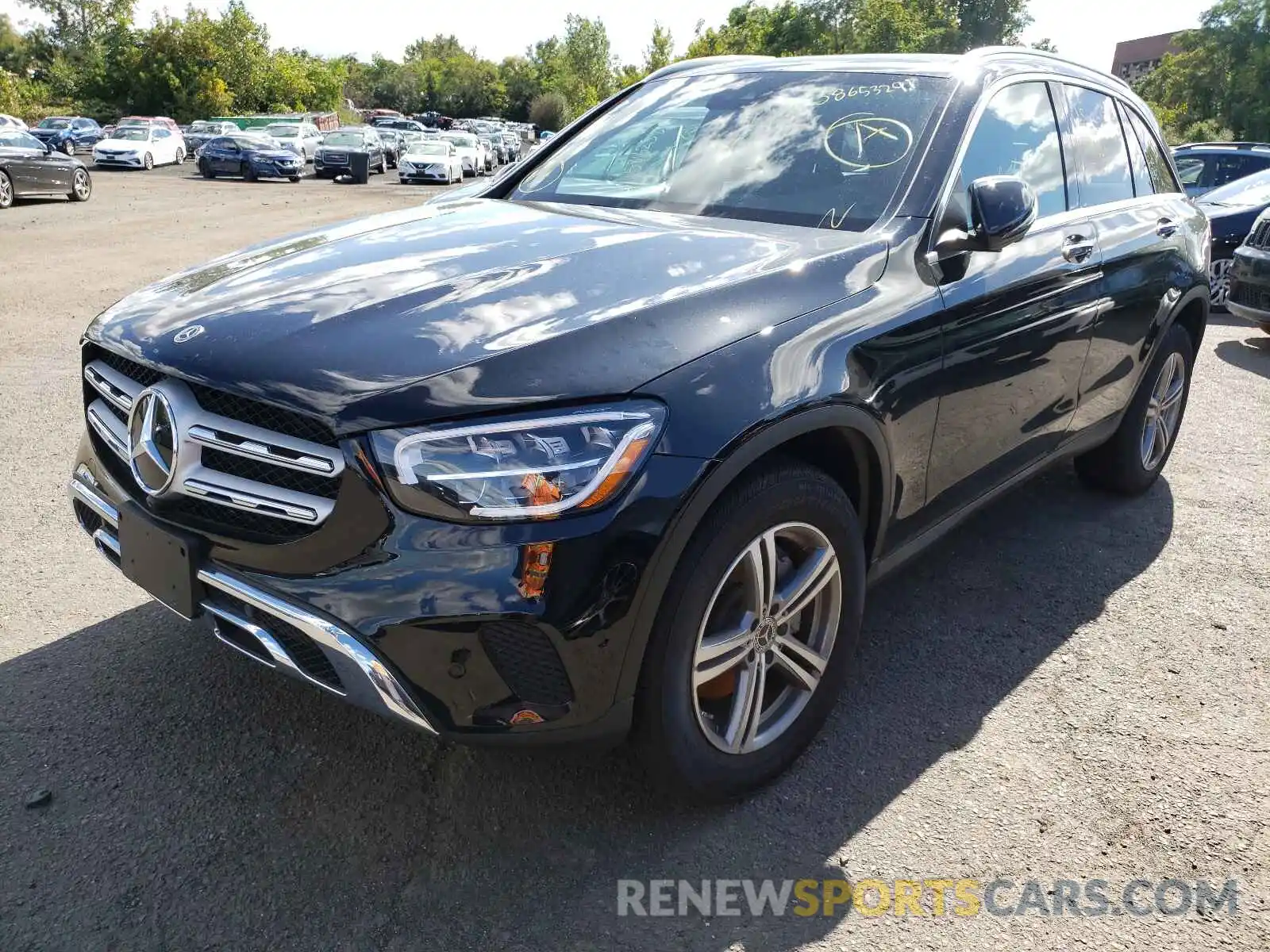 2 Photograph of a damaged car W1N0G8EB2MF921832 MERCEDES-BENZ GLC-CLASS 2021