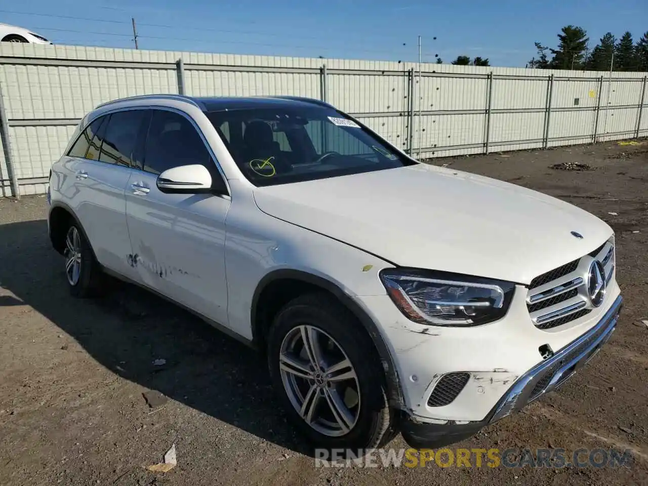 1 Фотография поврежденного автомобиля W1N0G8EB2MV280154 MERCEDES-BENZ GLC-CLASS 2021