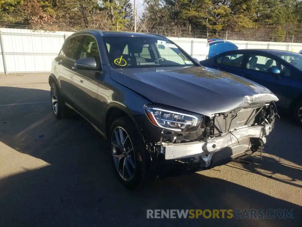 1 Photograph of a damaged car W1N0G8EB2MV280784 MERCEDES-BENZ GLC-CLASS 2021