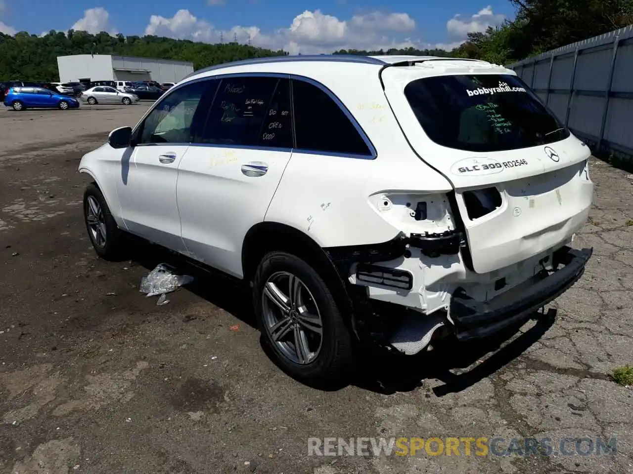 3 Photograph of a damaged car W1N0G8EB2MV308065 MERCEDES-BENZ GLC-CLASS 2021