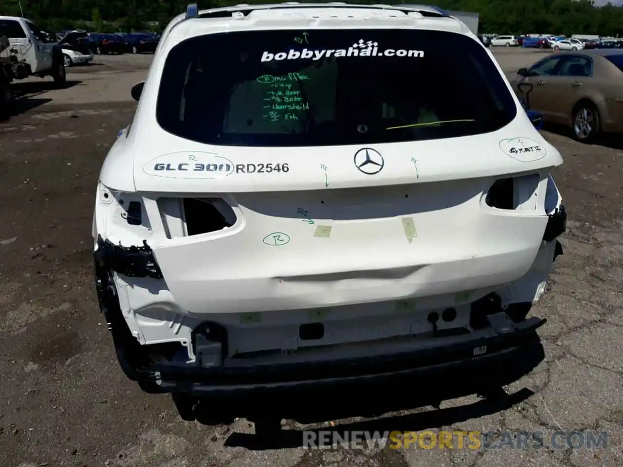 9 Photograph of a damaged car W1N0G8EB2MV308065 MERCEDES-BENZ GLC-CLASS 2021