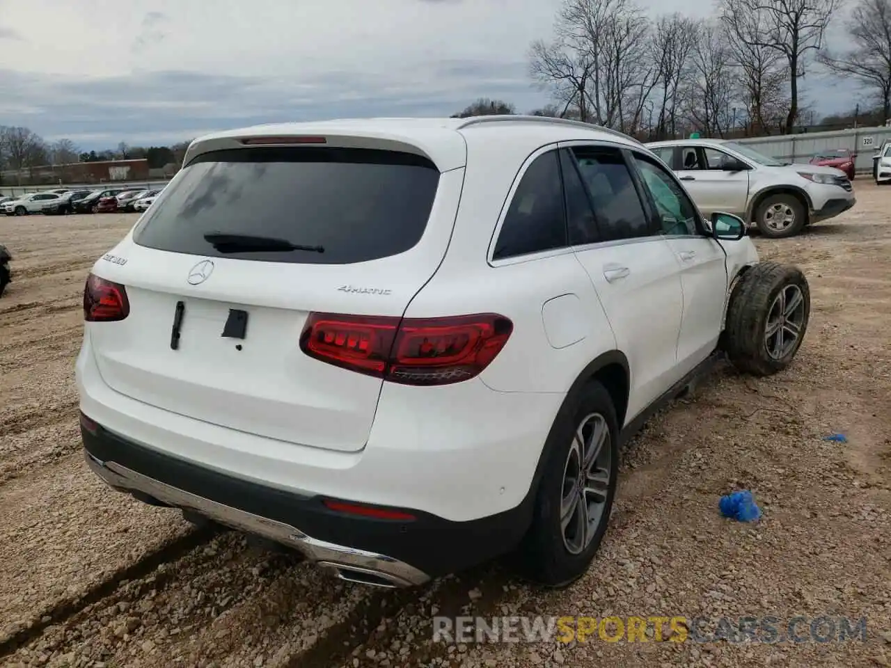 4 Photograph of a damaged car W1N0G8EB2MV309474 MERCEDES-BENZ GLC-CLASS 2021