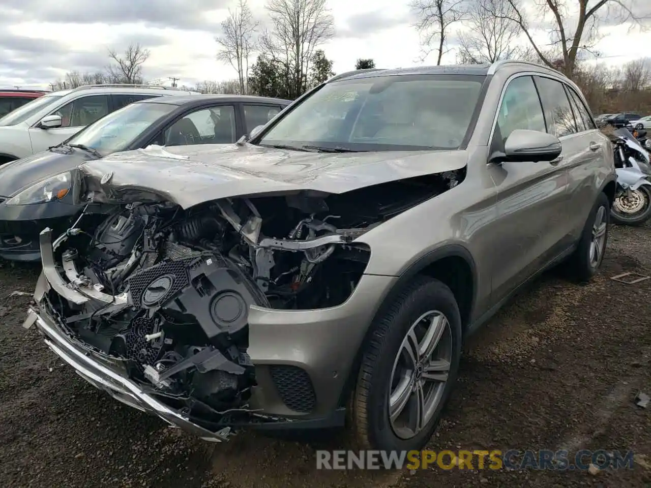 2 Photograph of a damaged car W1N0G8EB3MF885603 MERCEDES-BENZ GLC-CLASS 2021