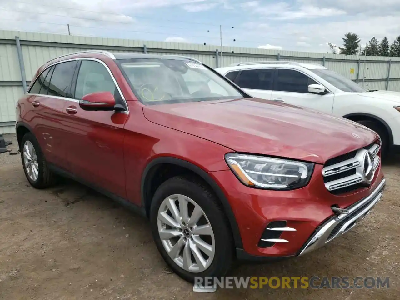 1 Photograph of a damaged car W1N0G8EB3MF886699 MERCEDES-BENZ GLC-CLASS 2021